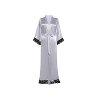 Premium Satin Lace Night Robe – Elegant & Comfortable Sleepwear
