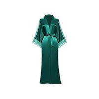 Premium Satin Lace Night Robe – Elegant & Comfortable Sleepwear